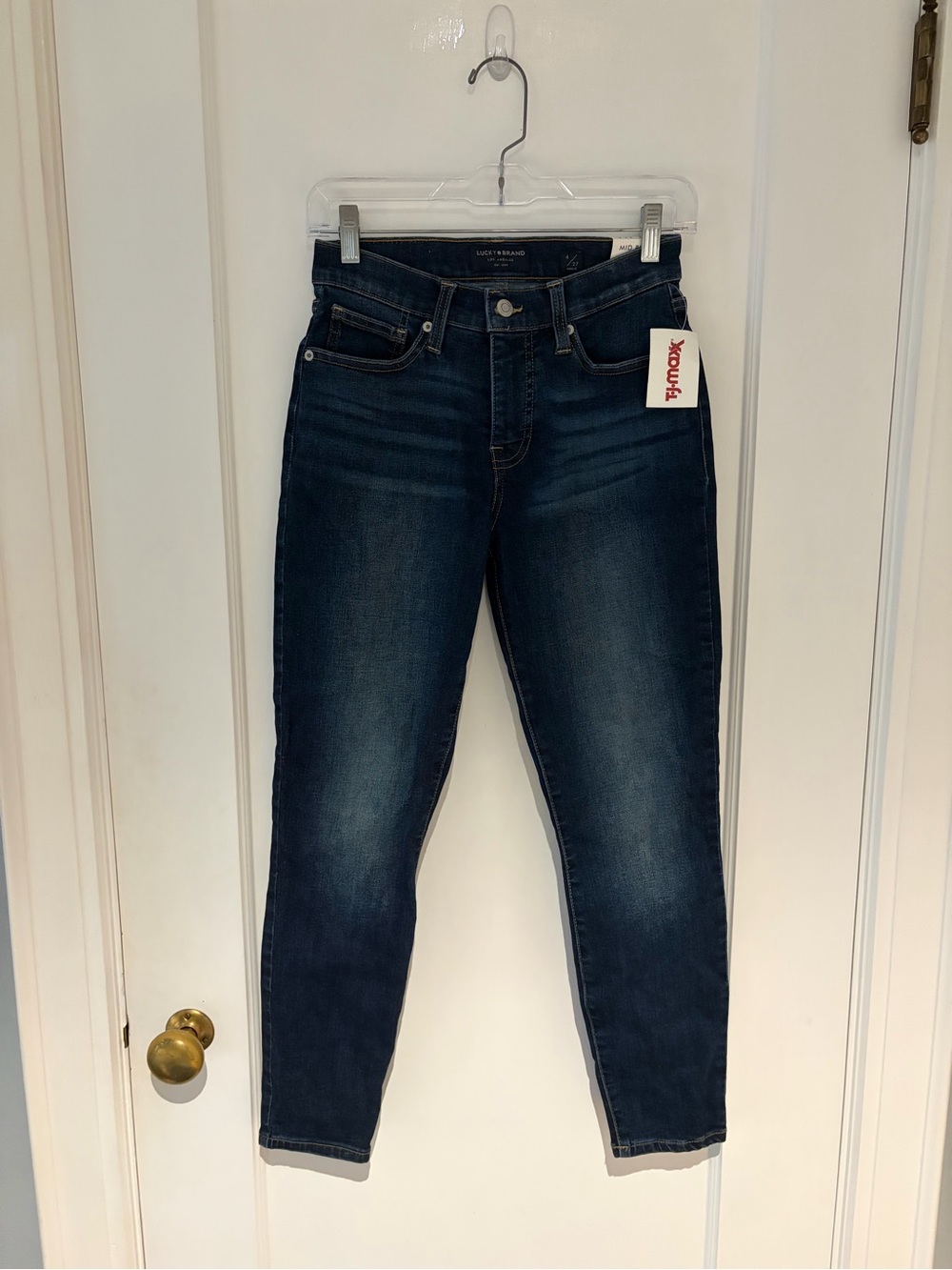 NWT Women’s Size 4/27 Lucky Brand Mid Rise Skinny Ava Jeans
